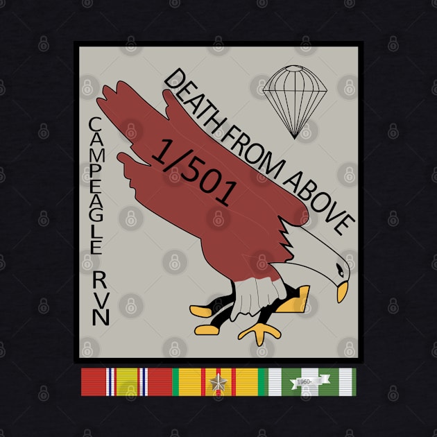 1st Battalion, 501st Parachute Infantry Regiment - Camp Eagle - Vietnam w VN SVC X 300 by twix123844